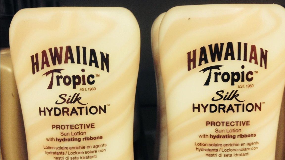 Hawaiian tropic suntan lotion