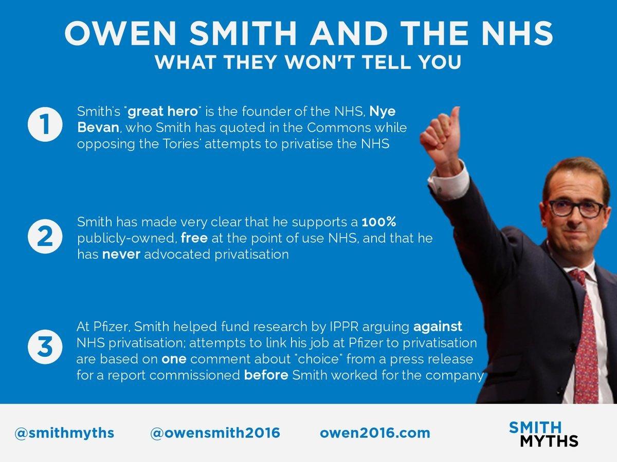 A social media post defending Owen Smith