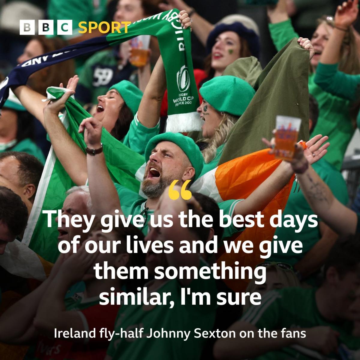 Ireland fans