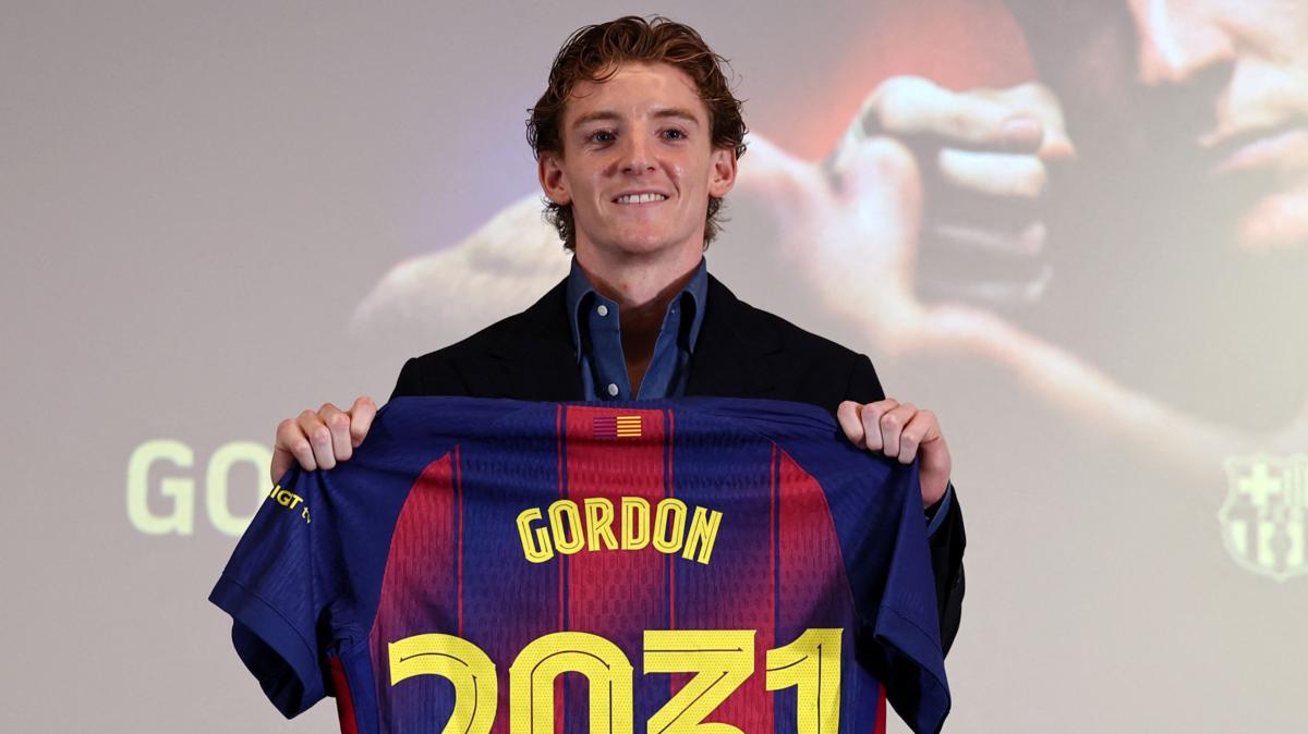 El fichaje de Gordon al Barcelona: un sueño de infancia que se hace realidad