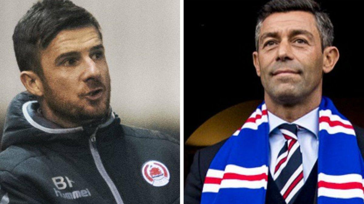 Barry Ferguson and Pedro Caixinha