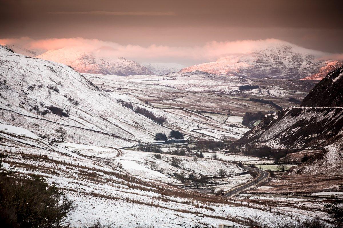 Golygfa aeafol yng Nghwm Prysor // A winter's view of Cwm Prysor