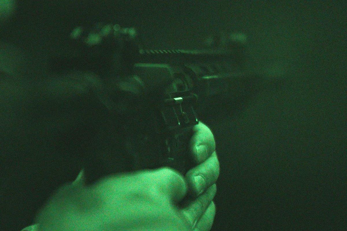 Nightvision images of military special forces