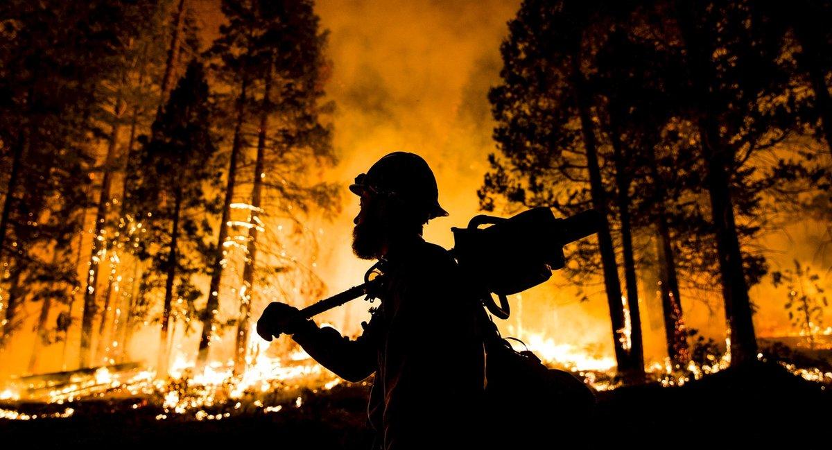 firefighter in California