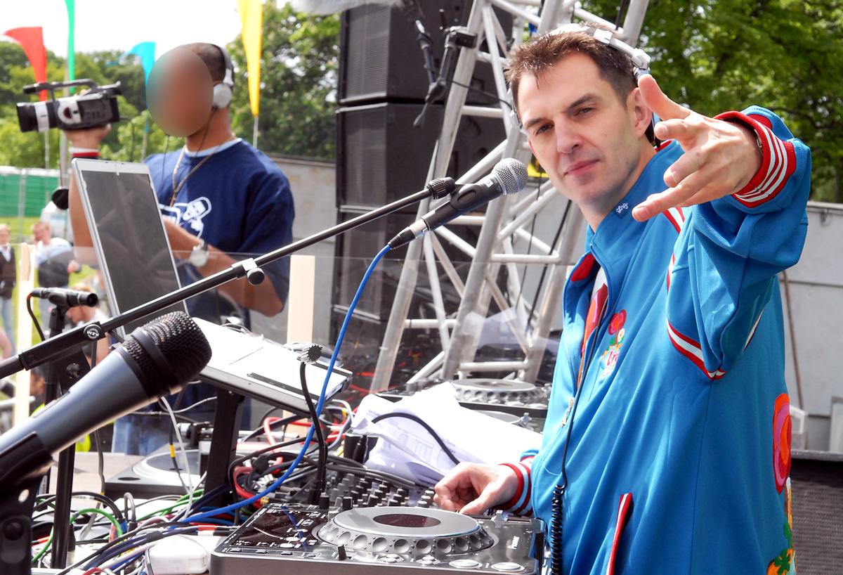 Tim Westwood on stage in 2007 at Radio 1's Big Weekend in Preston