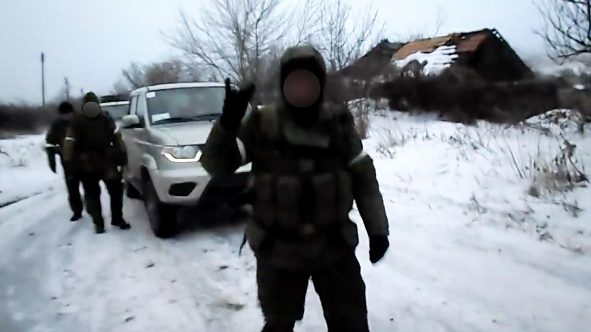 Wagner members in the Donbas region of eastern Ukraine, 2014/15