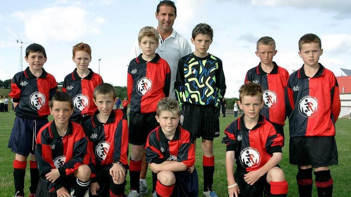 Caolan McAleer and Omagh Town
