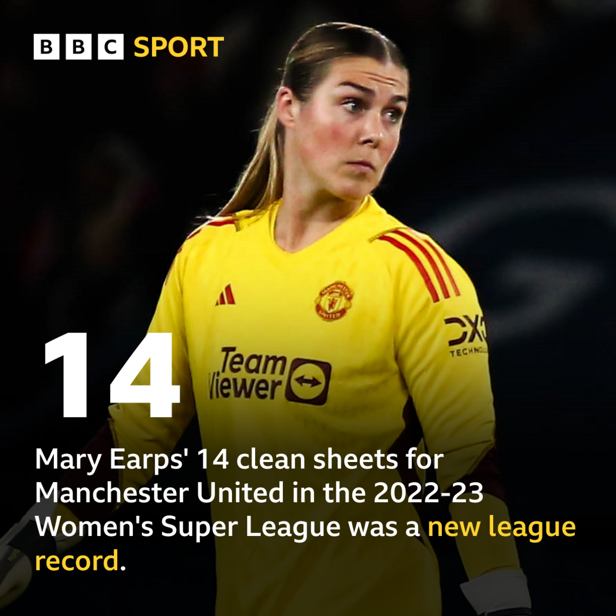 Mary Earps stat graphic