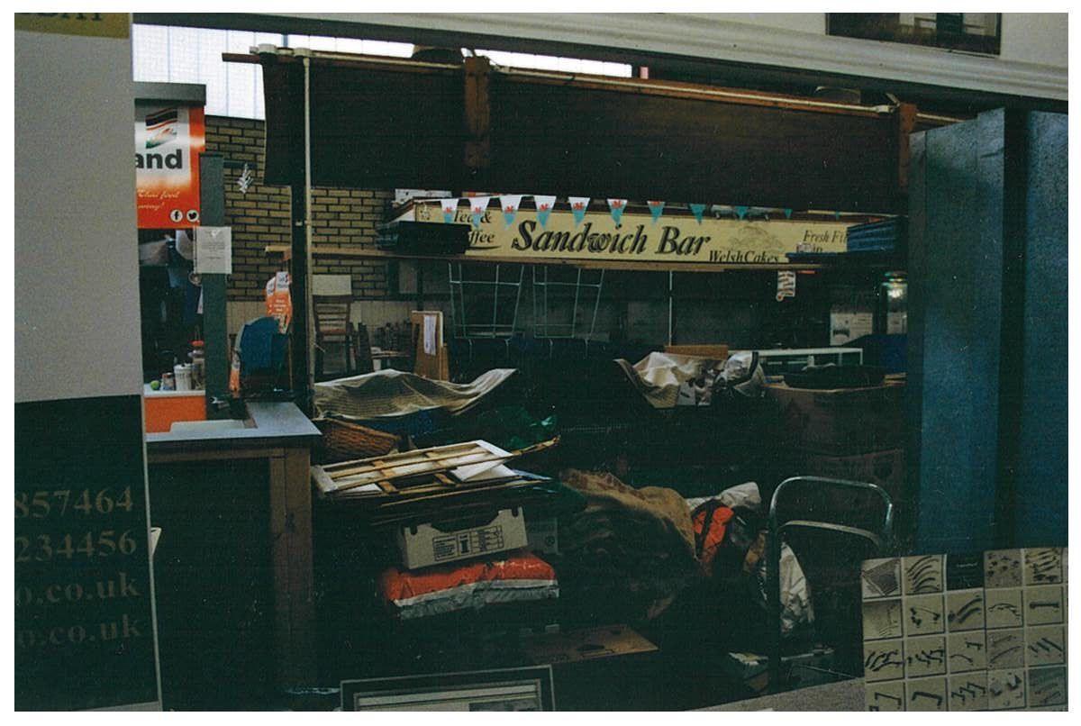 The market in Llanelli