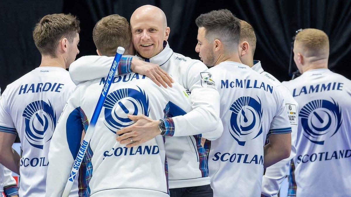 Team Scotland celebrate