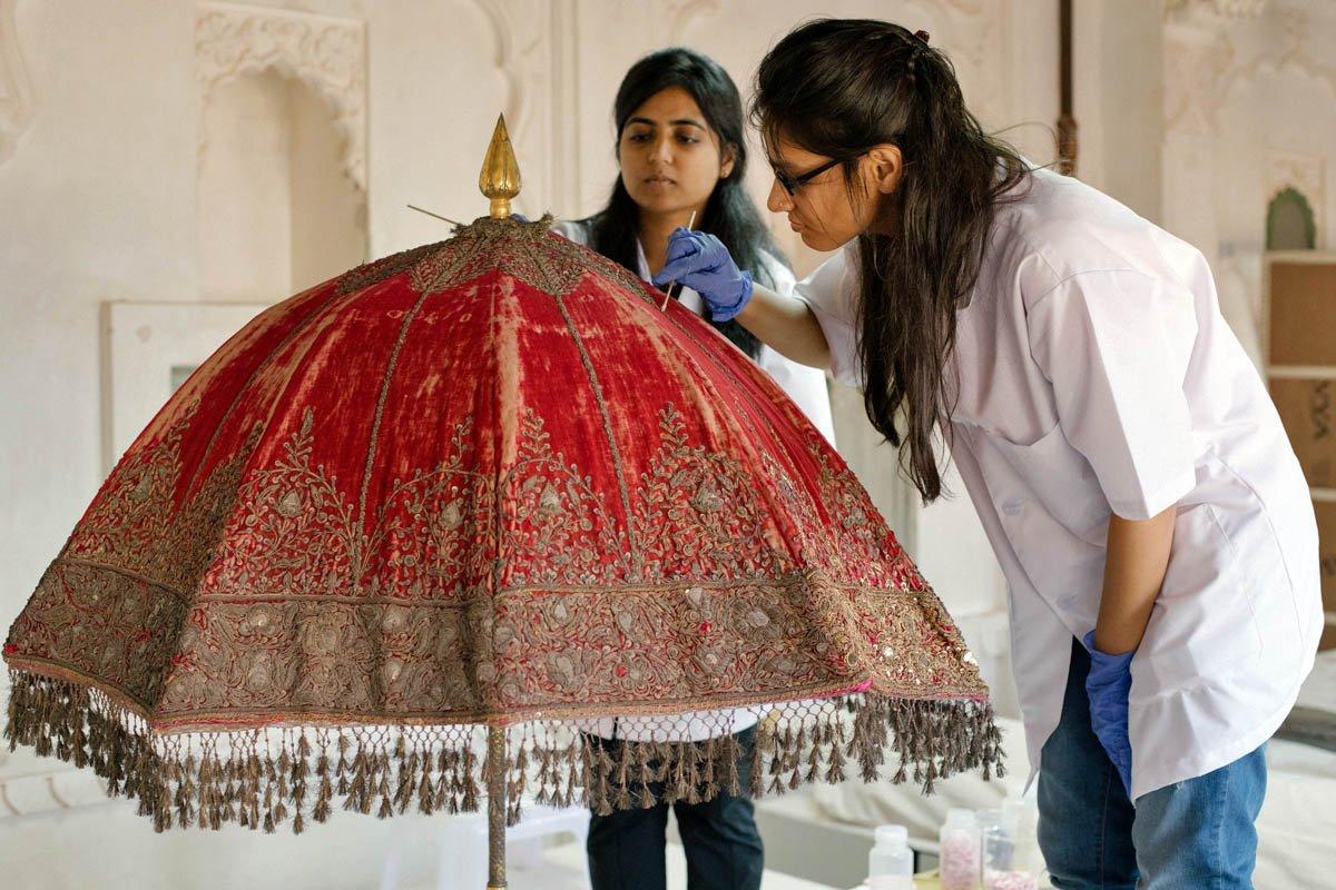 Mehrangarh tent restoration