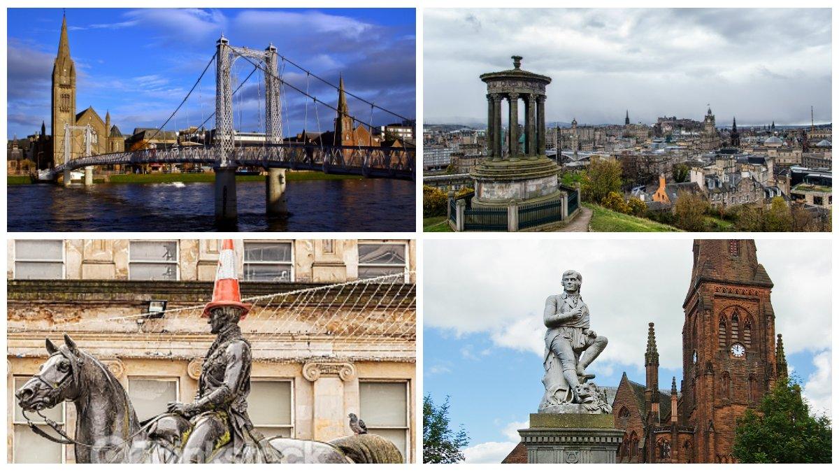 Images of Scottish cities