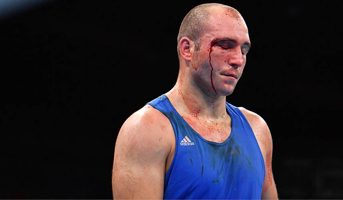 Nistor during his defeat to Iashaish of Jordan in the 2016 Olympics