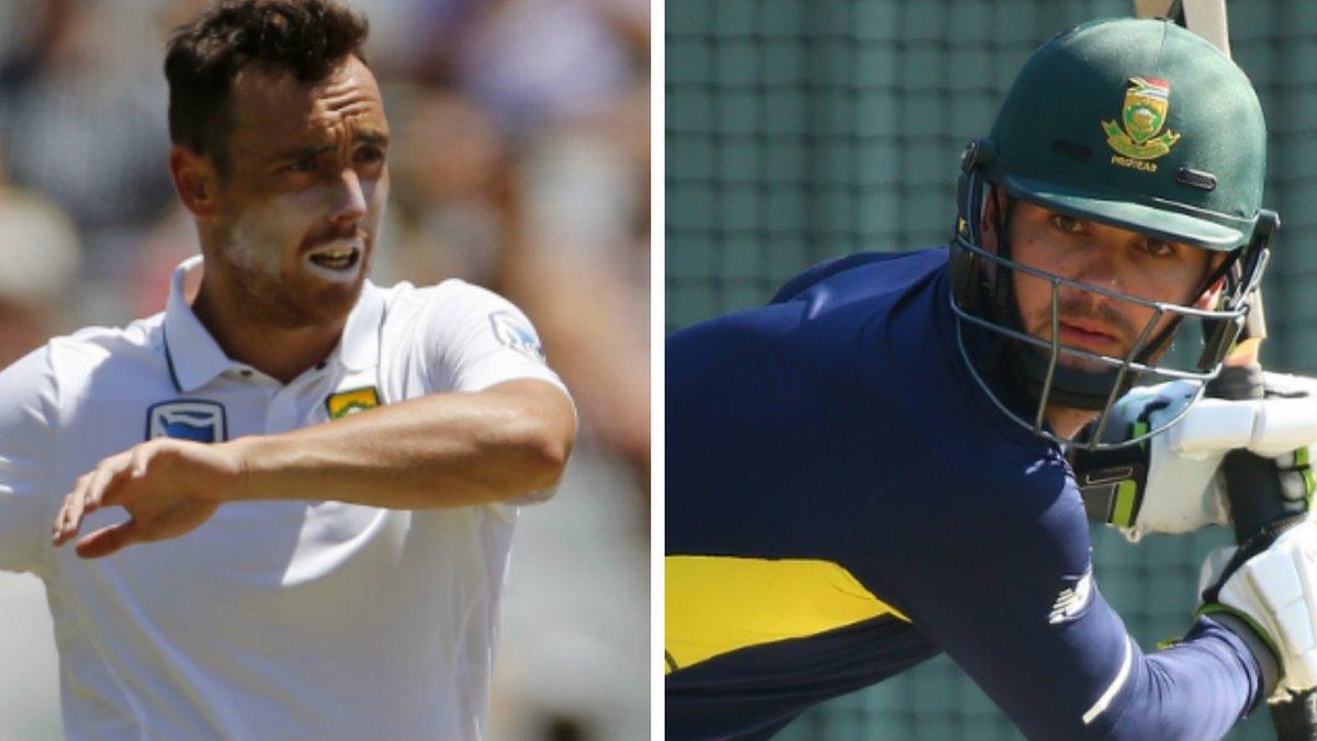 Kyle Abbott and Rilee Rossouw