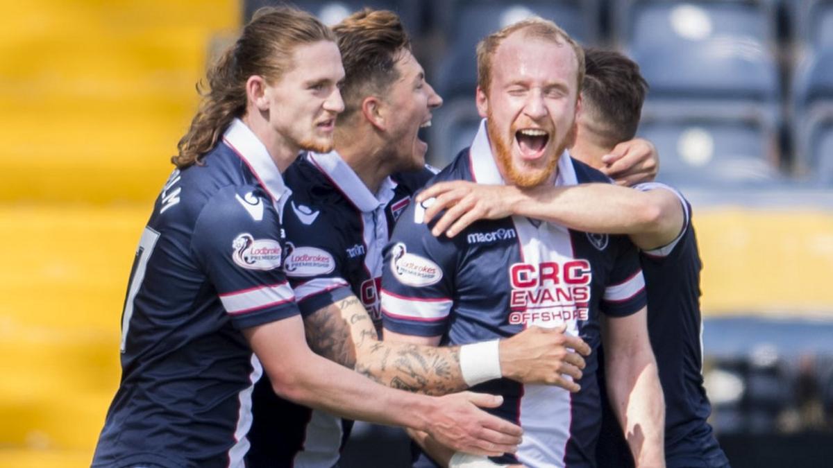 Liam Boyce celebrates