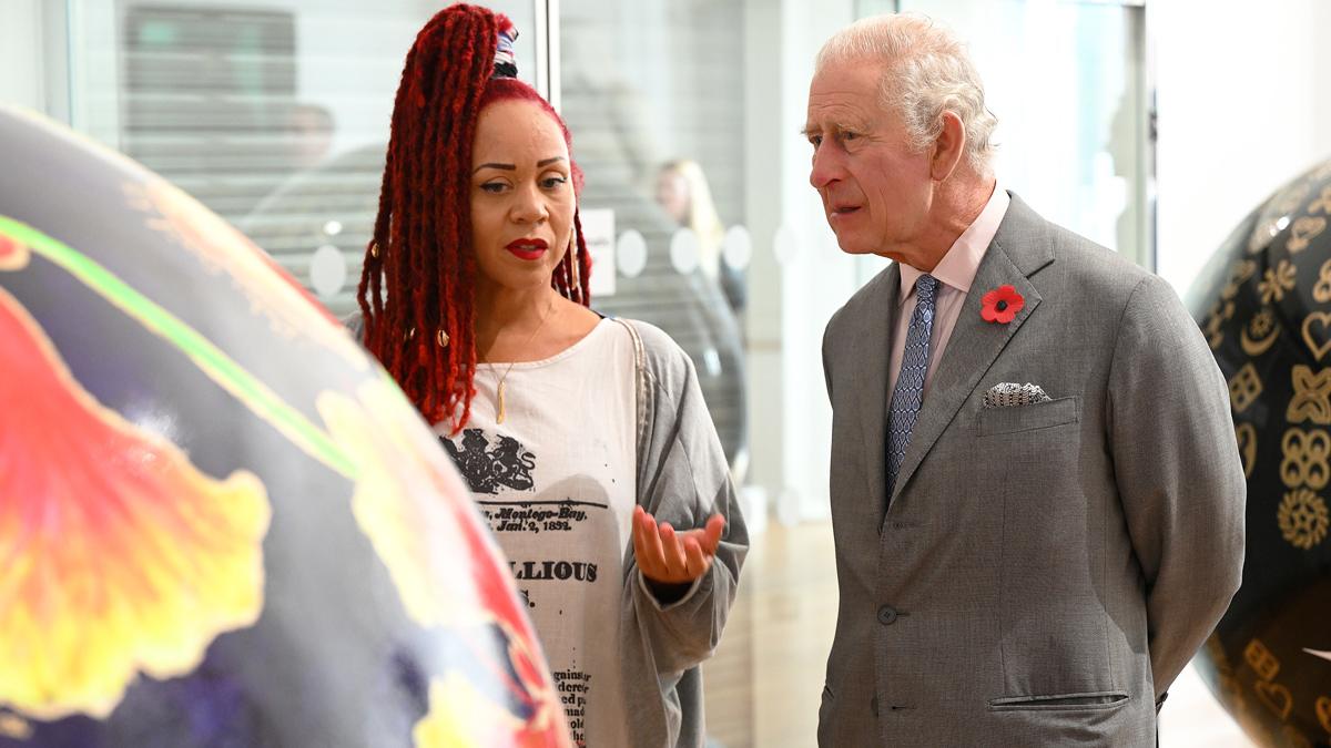 In November, King Charles attended an art exhibition in Leeds which explored the UK's role in slavery