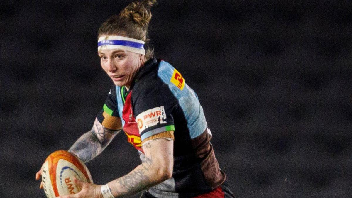 Jade Konkel playing for Harlequins