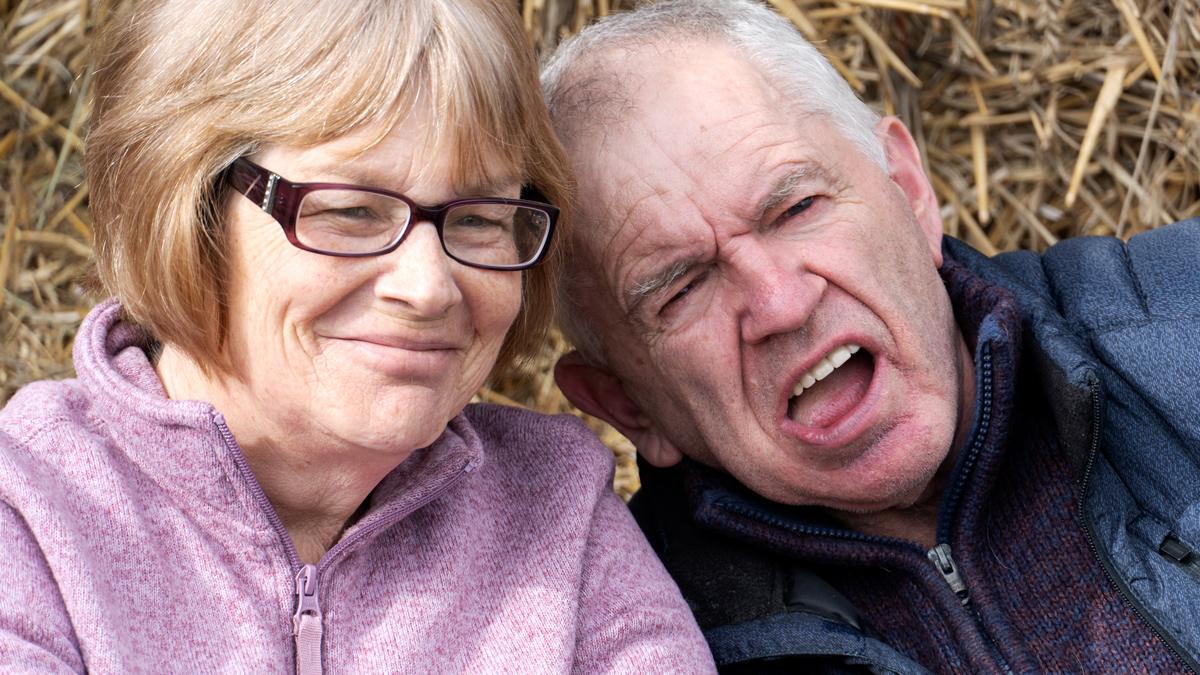 Andy Pollard with his wife Sue