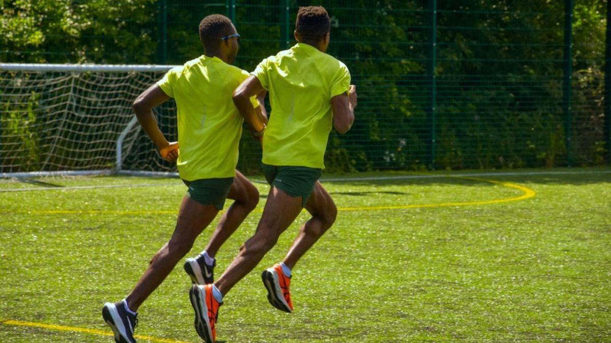 The athletes train at Bradford, Keighley and Skipton (BKS) Disability Athletics Club