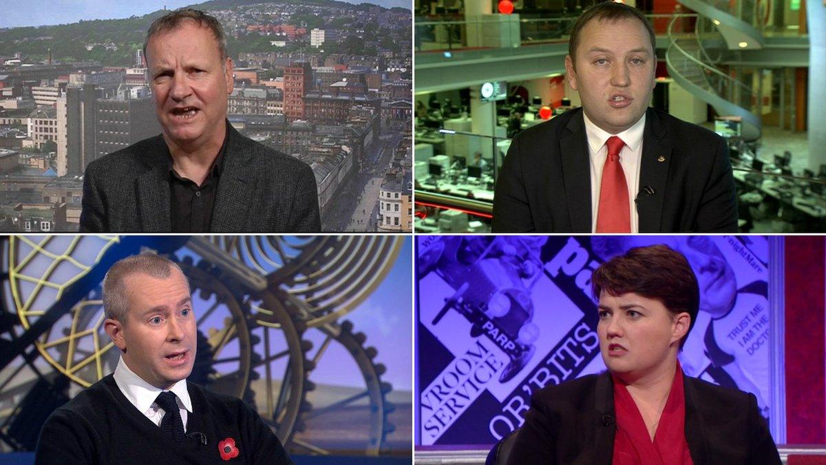 Pete Wishart, Ian Murray, Lord Purvis, Ruth Davidson