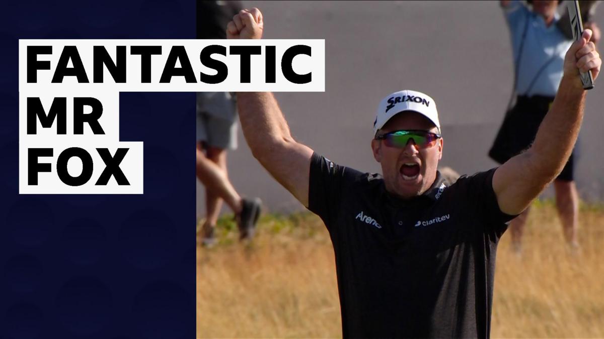 'What a way to take it' - best of Fox's winning final round at The Open