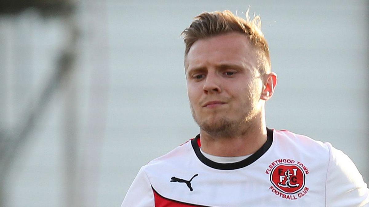 David Ball in action for Fleetwood Town in 2014