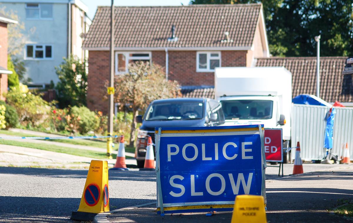 The house in Salisbury where Sergei Skripal lived