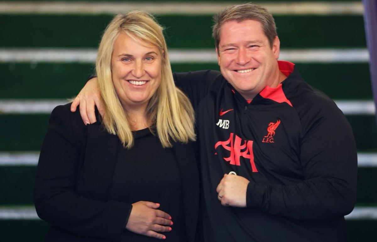 Emma Hayes and Matt Beard