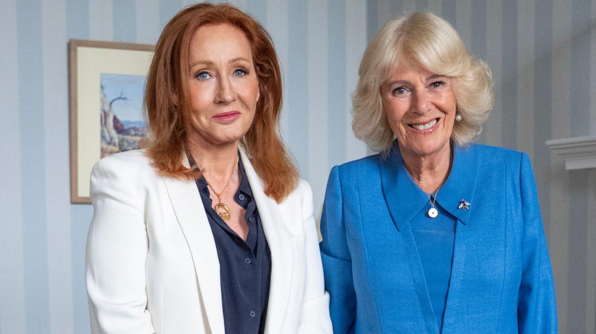Queen Camilla meets JK Rowling to open Royal Week