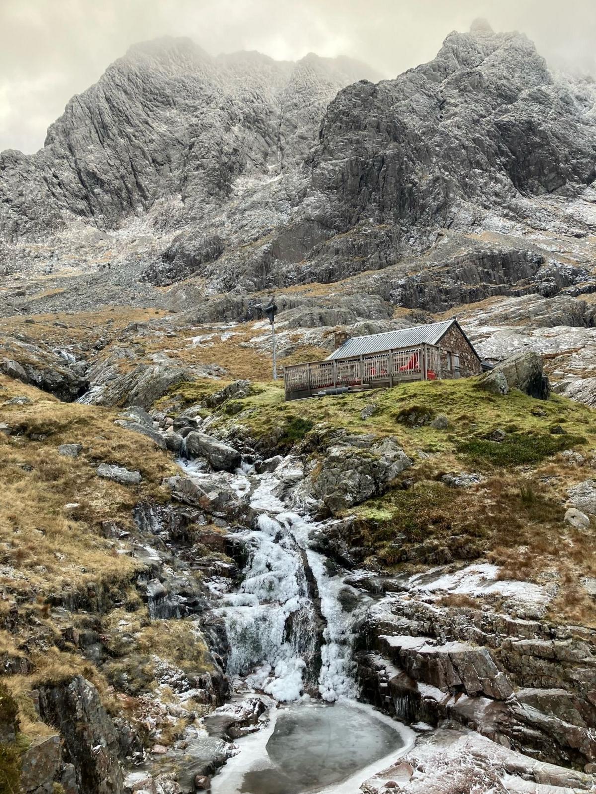 A hut below Ben Nevis