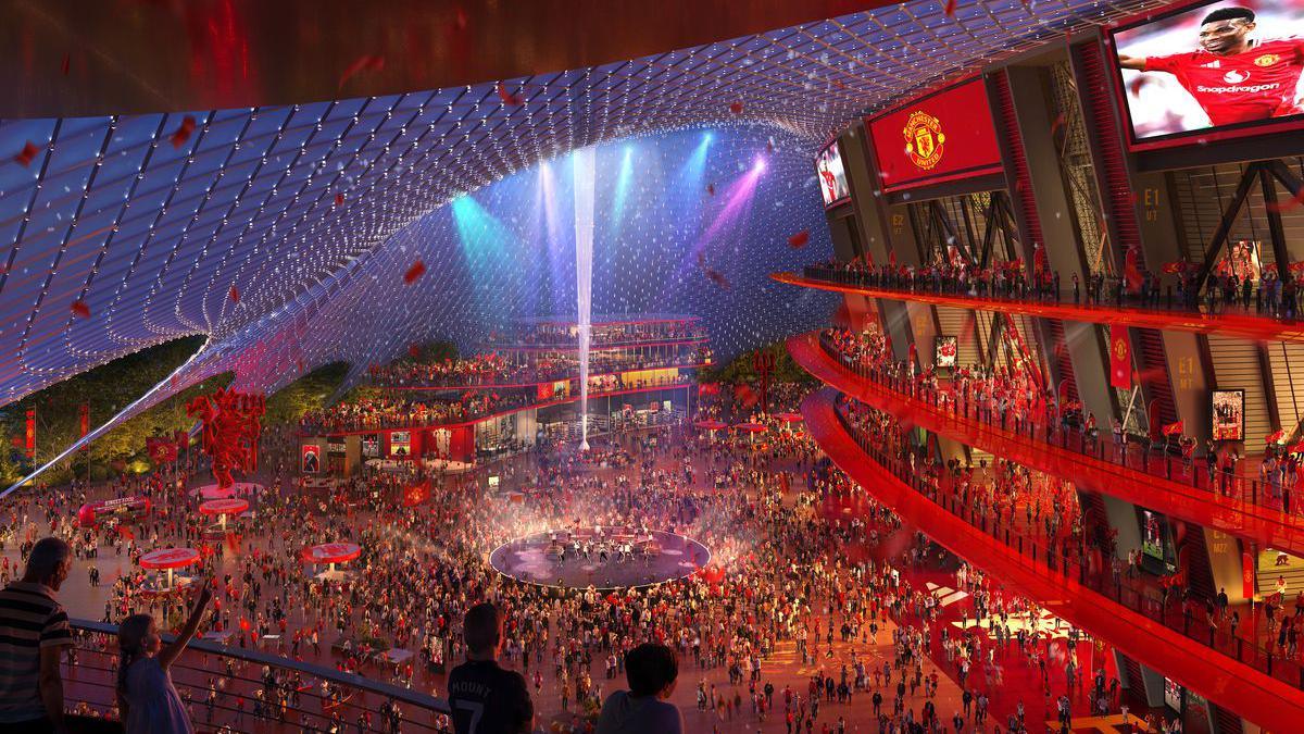 Manchester United's planned new stadium