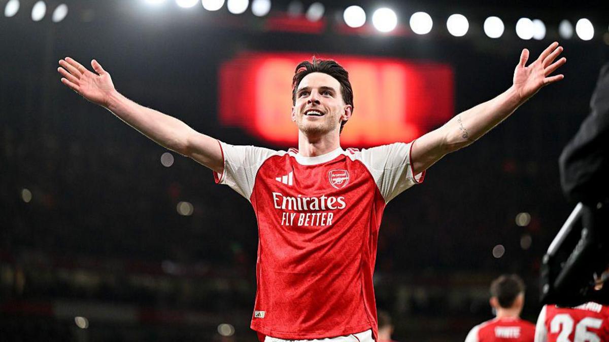 Declan Rice, el motor incansable que impulsa al Arsenal hacia la gloria