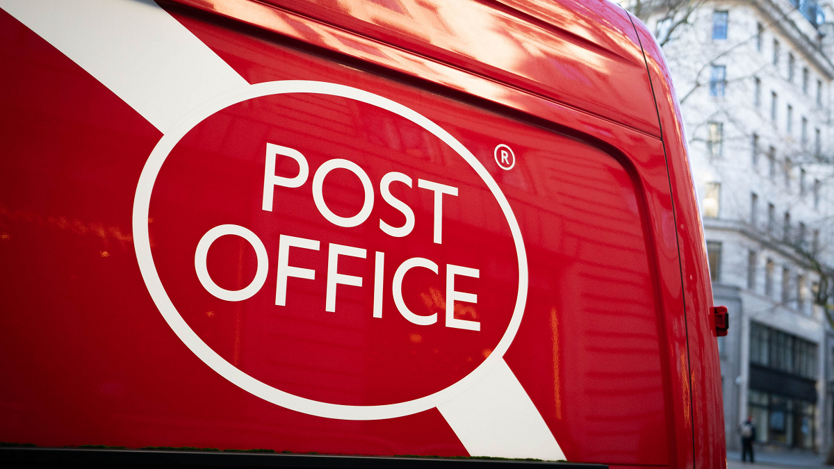 A post office van in Aldwych, central London.