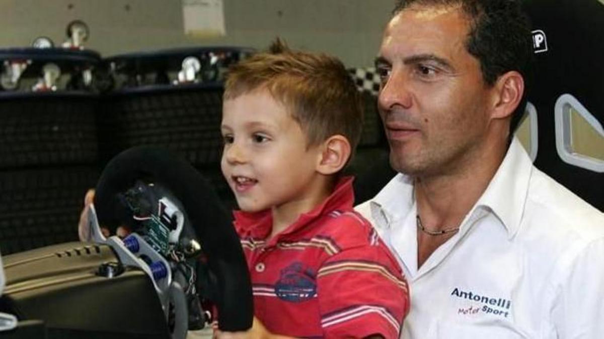 Antonelli - the boy 'born in a garage' who started driving on dad's lap