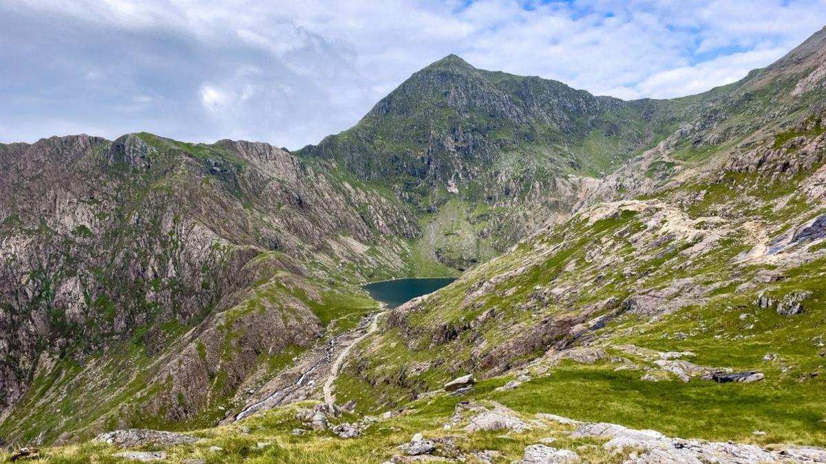 General view of Yr Wyddfa in Wales