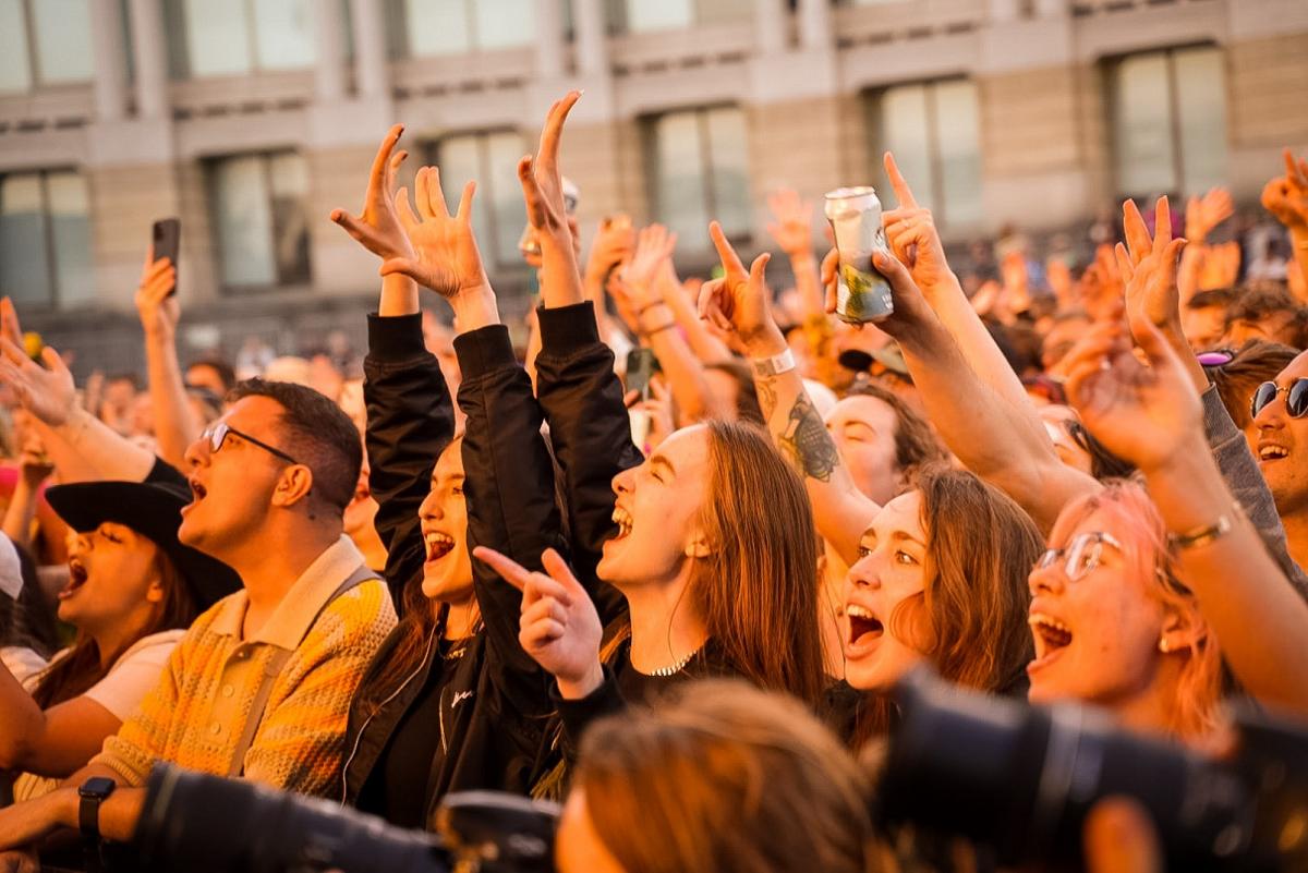 Fans sing along to Self Esteem set at Bristol Sounds