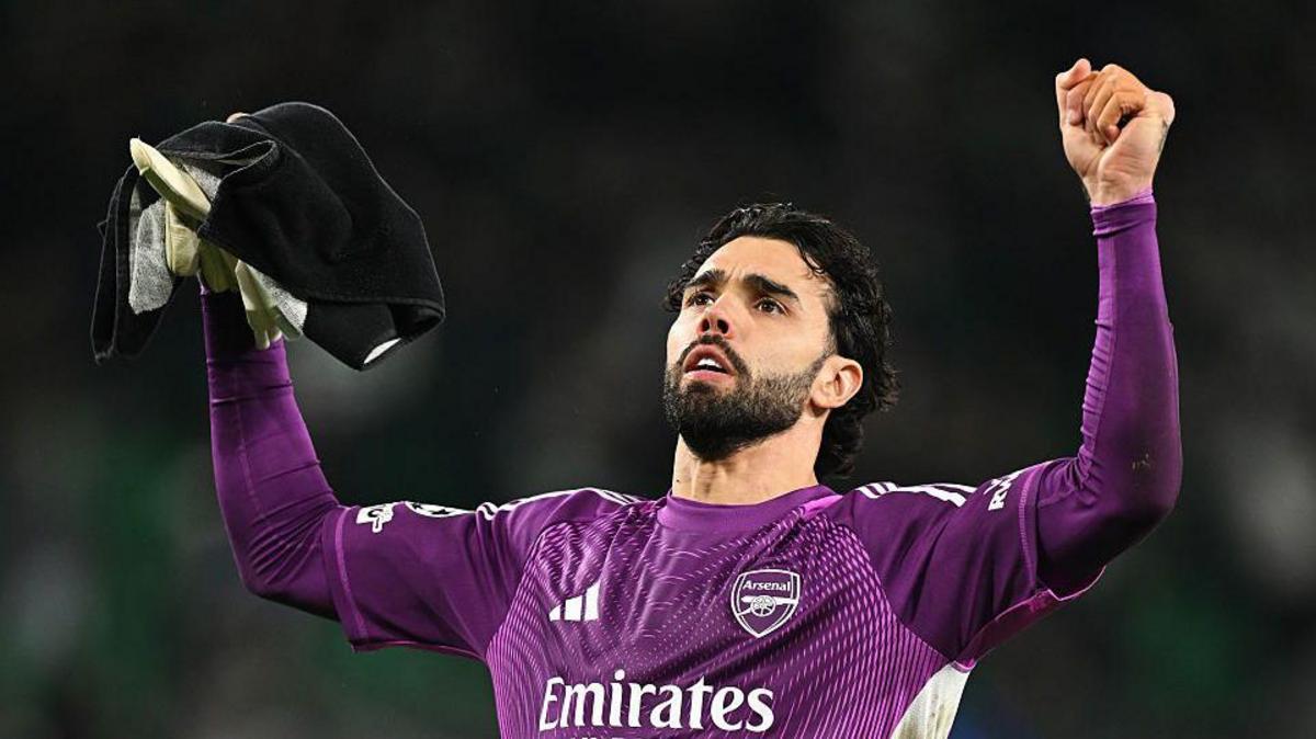 David Raya, ¿el mejor portero del mundo? El guardameta español salva a Arsenal en Champions League