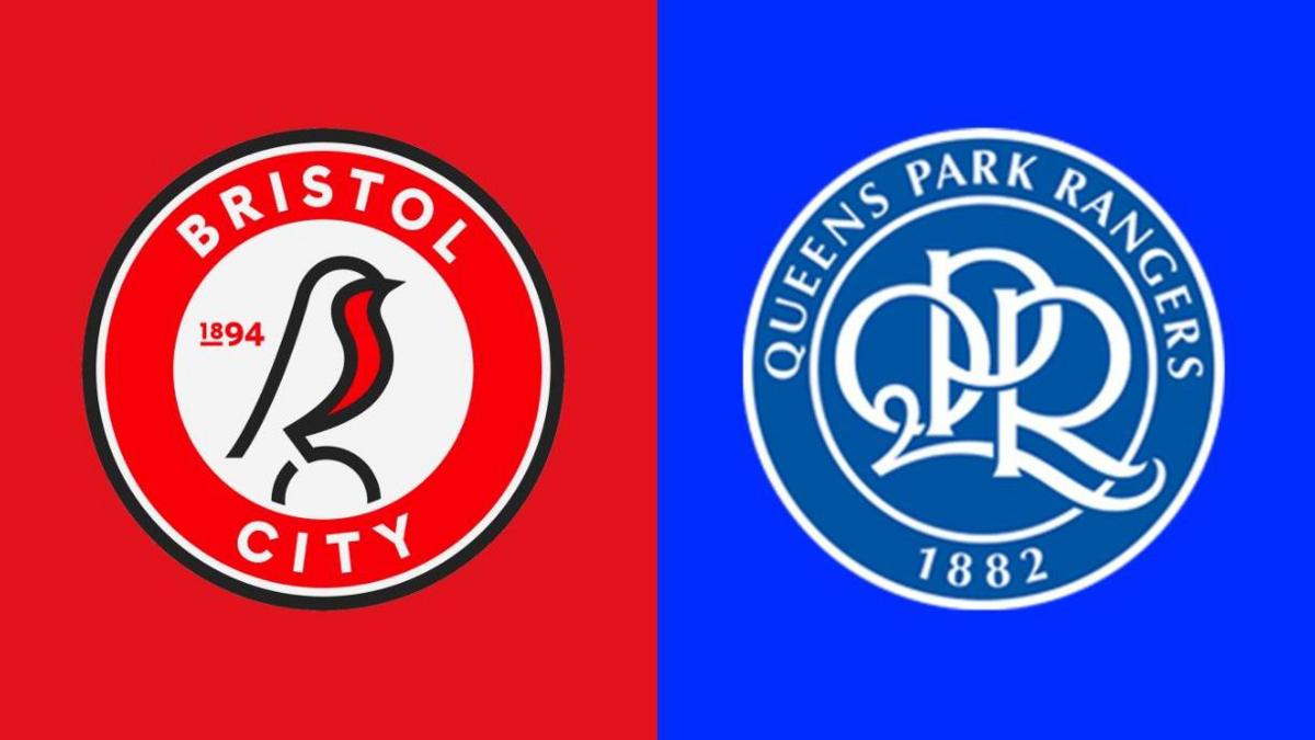 The crests of Bristol City and QPR