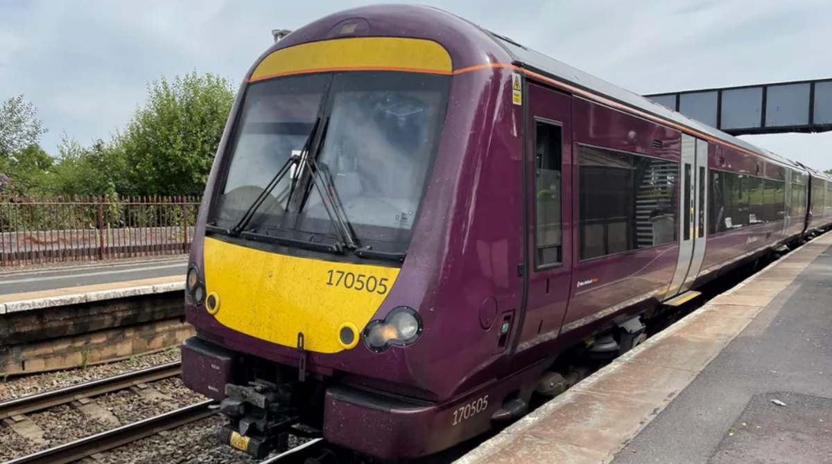 Train at platform