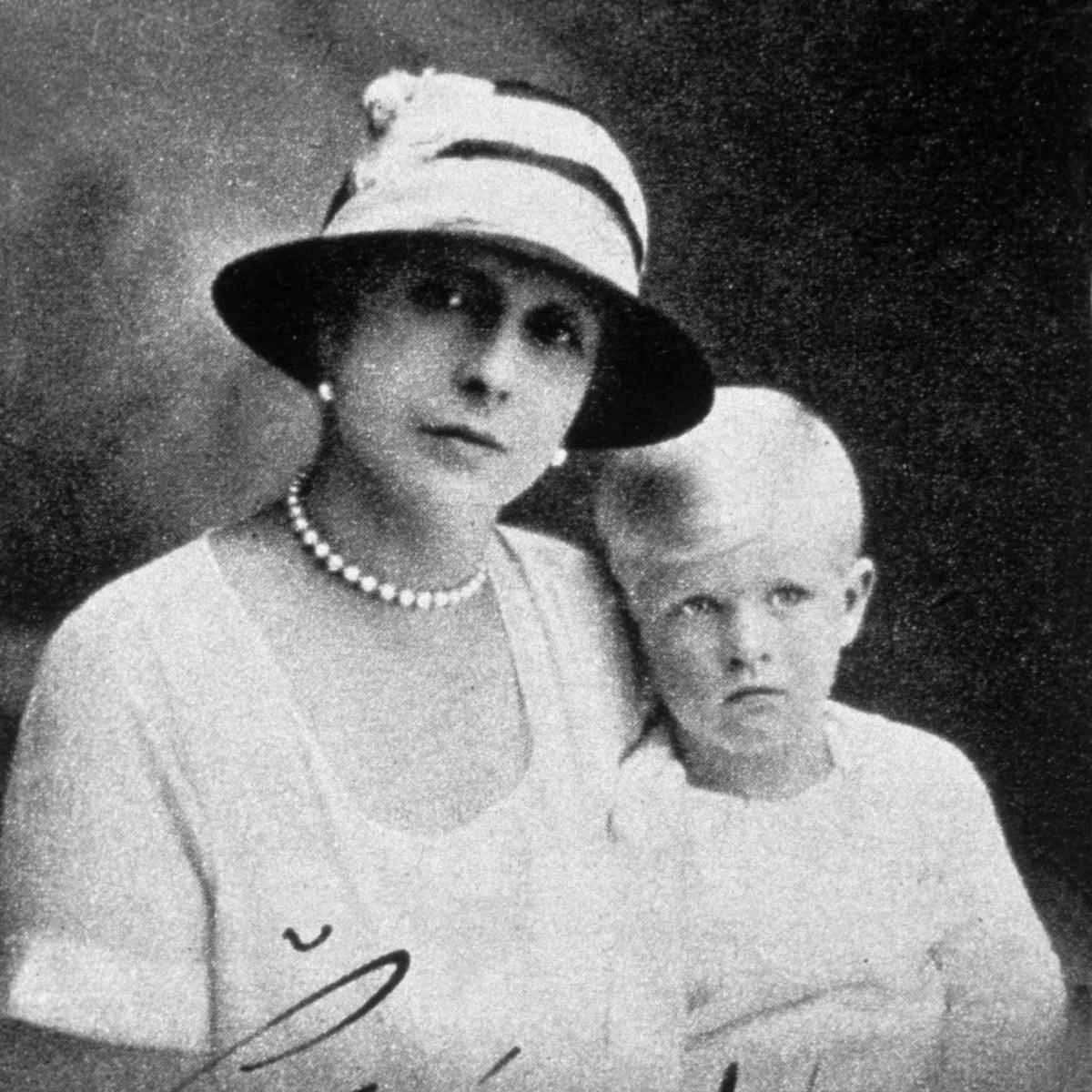 Princess Alice with Prince Philip, 1924