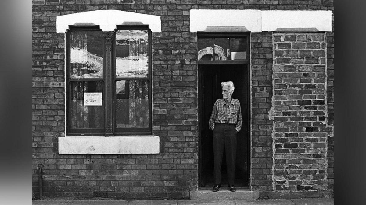 Joe Hunter pictured in the doorway of his Nashville Street home