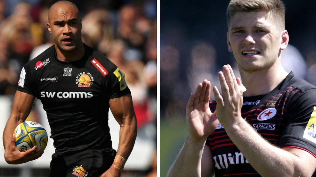 Olly Woodburn and Owen Farrell