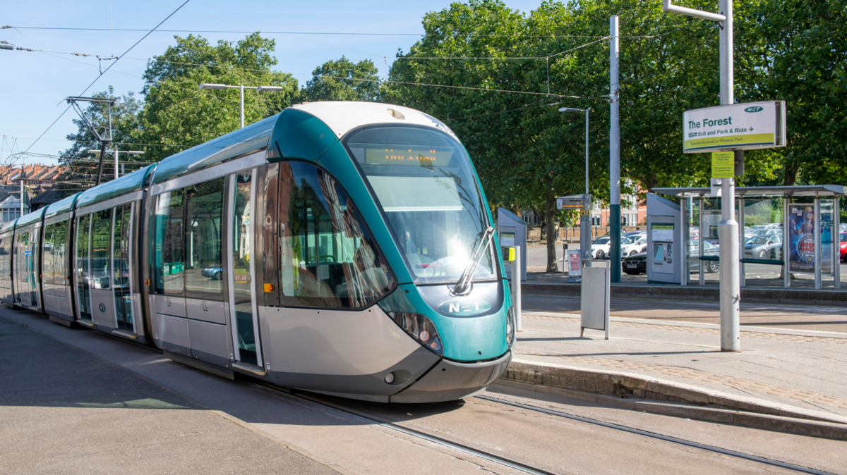 The Forest tram stop 