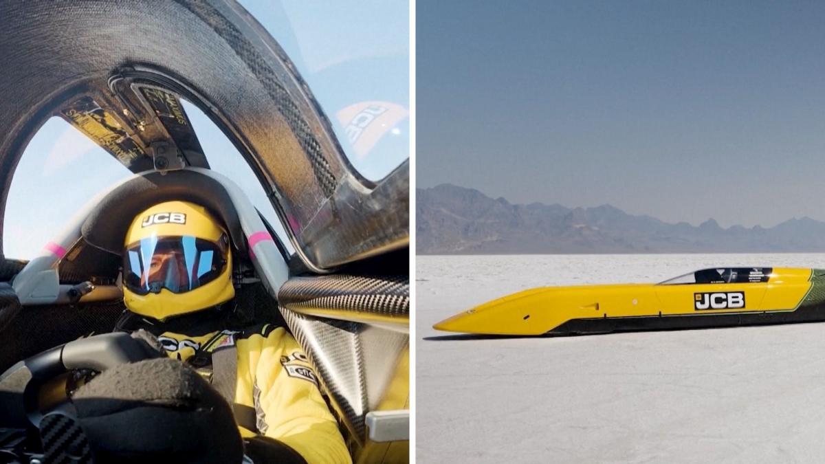 Watch: Hydrogen car breaks land speed record at 406 mph