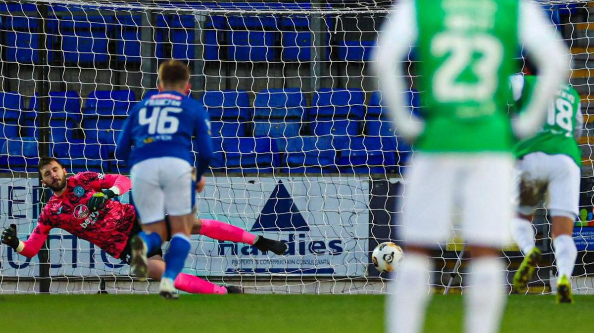 Nicky Clark's penalty put St Johnstone ahead