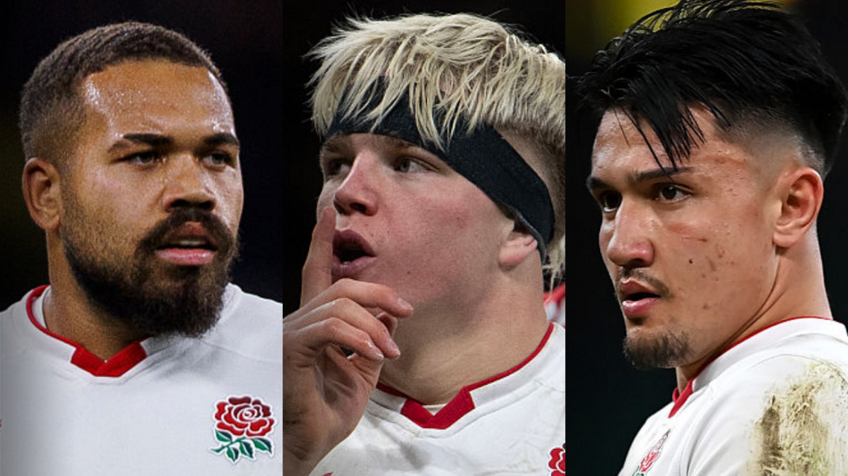 Ollie Lawrence, Henry Pollock and Marcus Smith