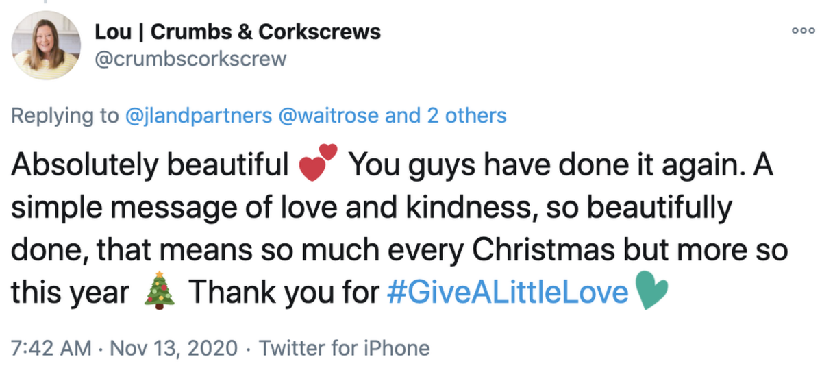 A tweet from @crumbscorkscrew