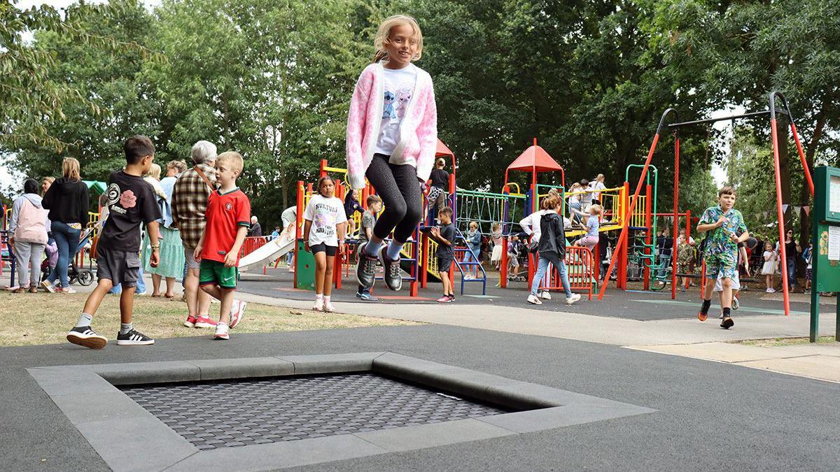 Accessible trampoline Gamston