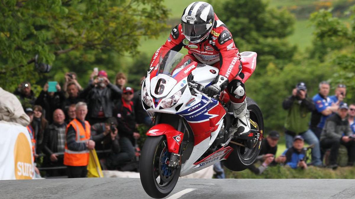 Michael Dunlop on board his 2013 Honda Fireblade