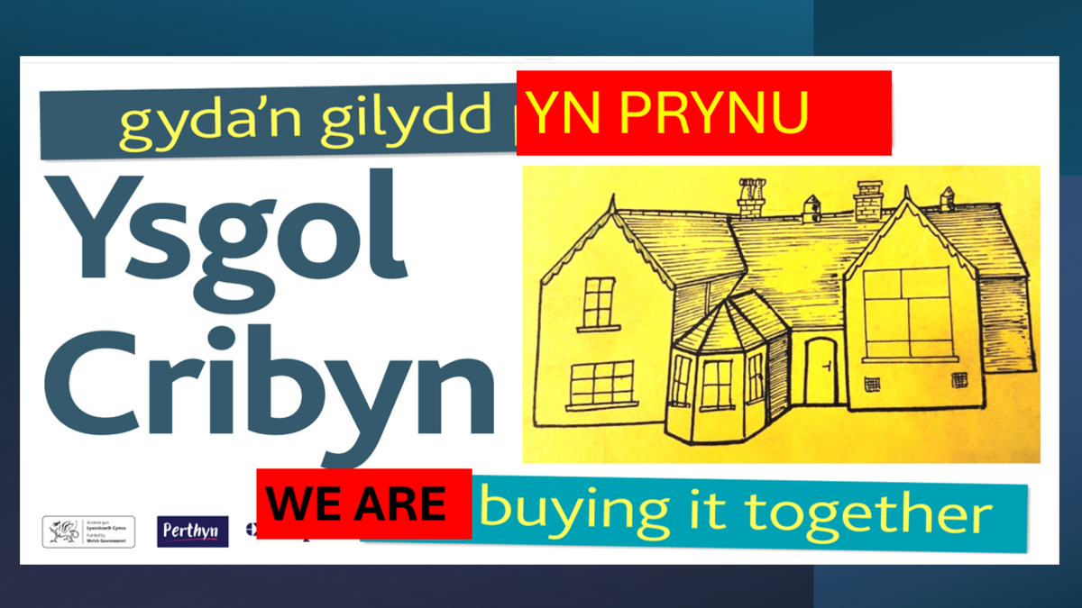 Neges ysgol Cribyn